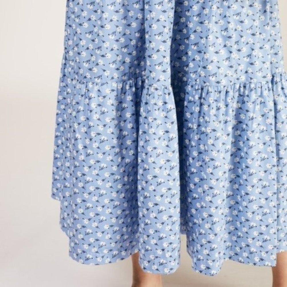 NWT People Tree Ethically Made Floral Mid Skirt - Picture 4 of 4